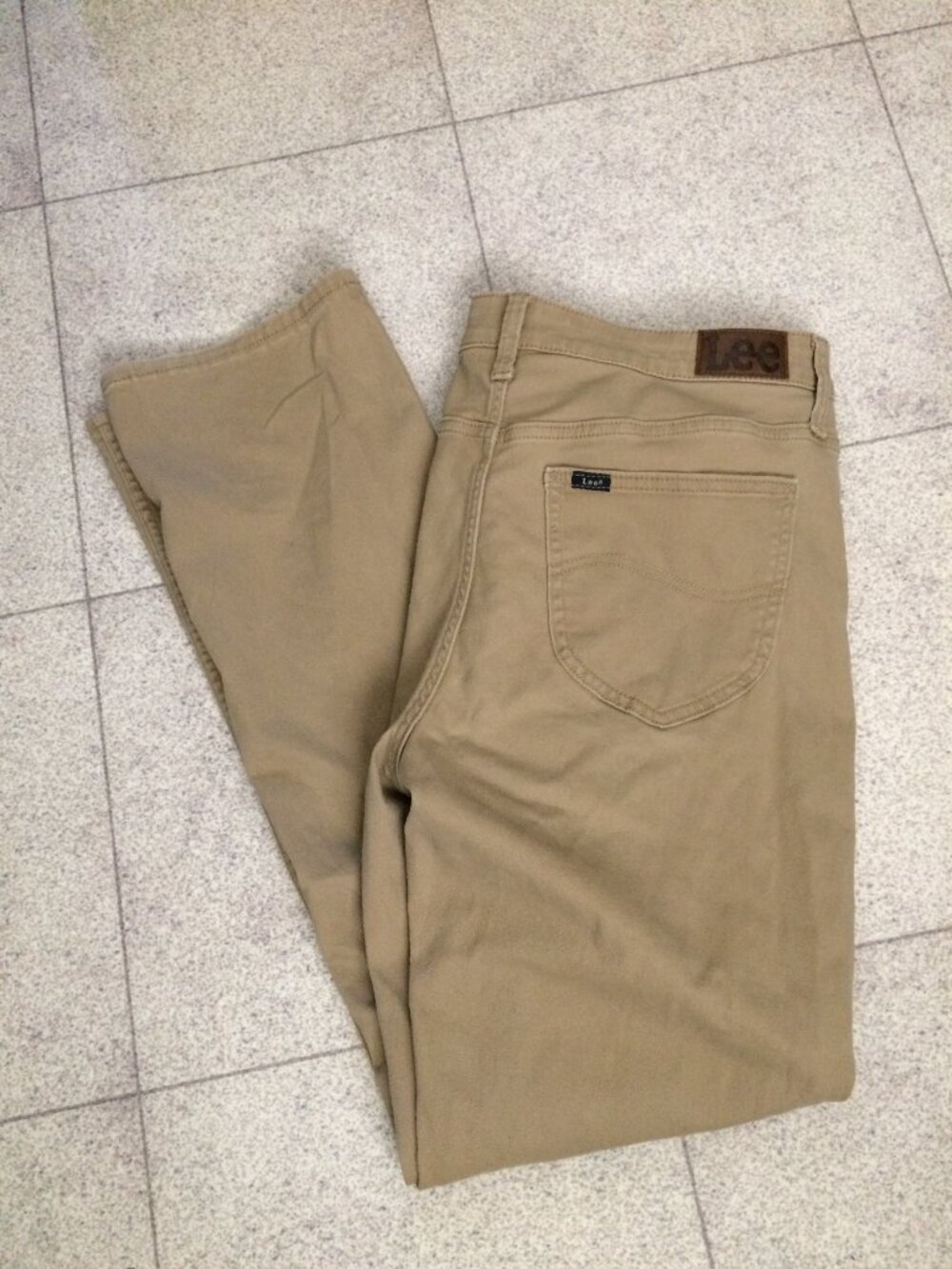 Lee Tan Khaki Jeans Size 14 Long